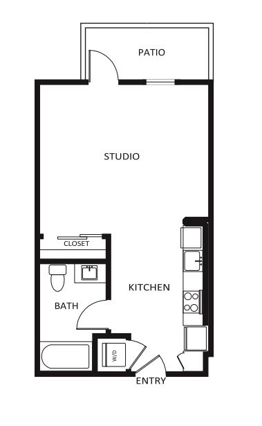 G12 Apartments_Los Angeles CA_Floor Plans_Studio_17 G12 Apartments_Los Angeles CA_Floor Plans_Studio_17